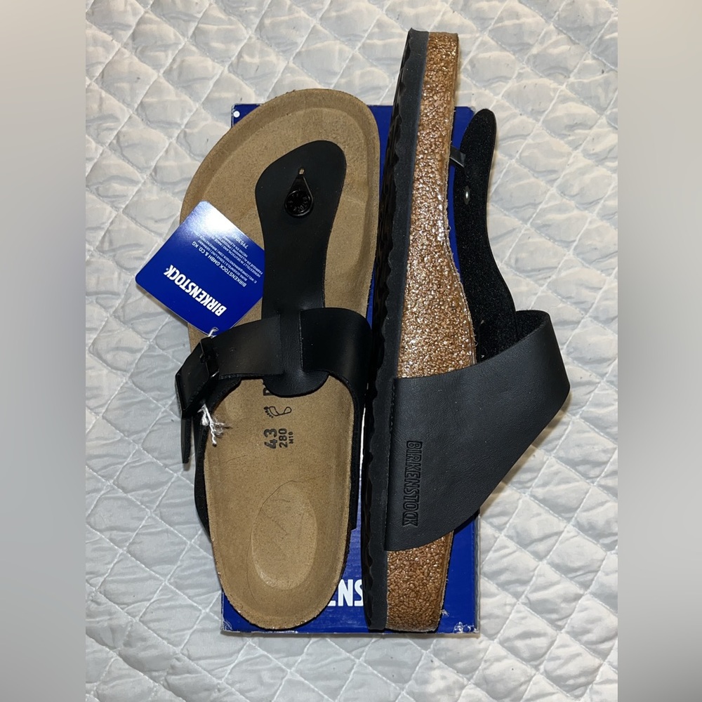 Brand new Birkenstocks they could be either Women’s size 13 or Mens 10.